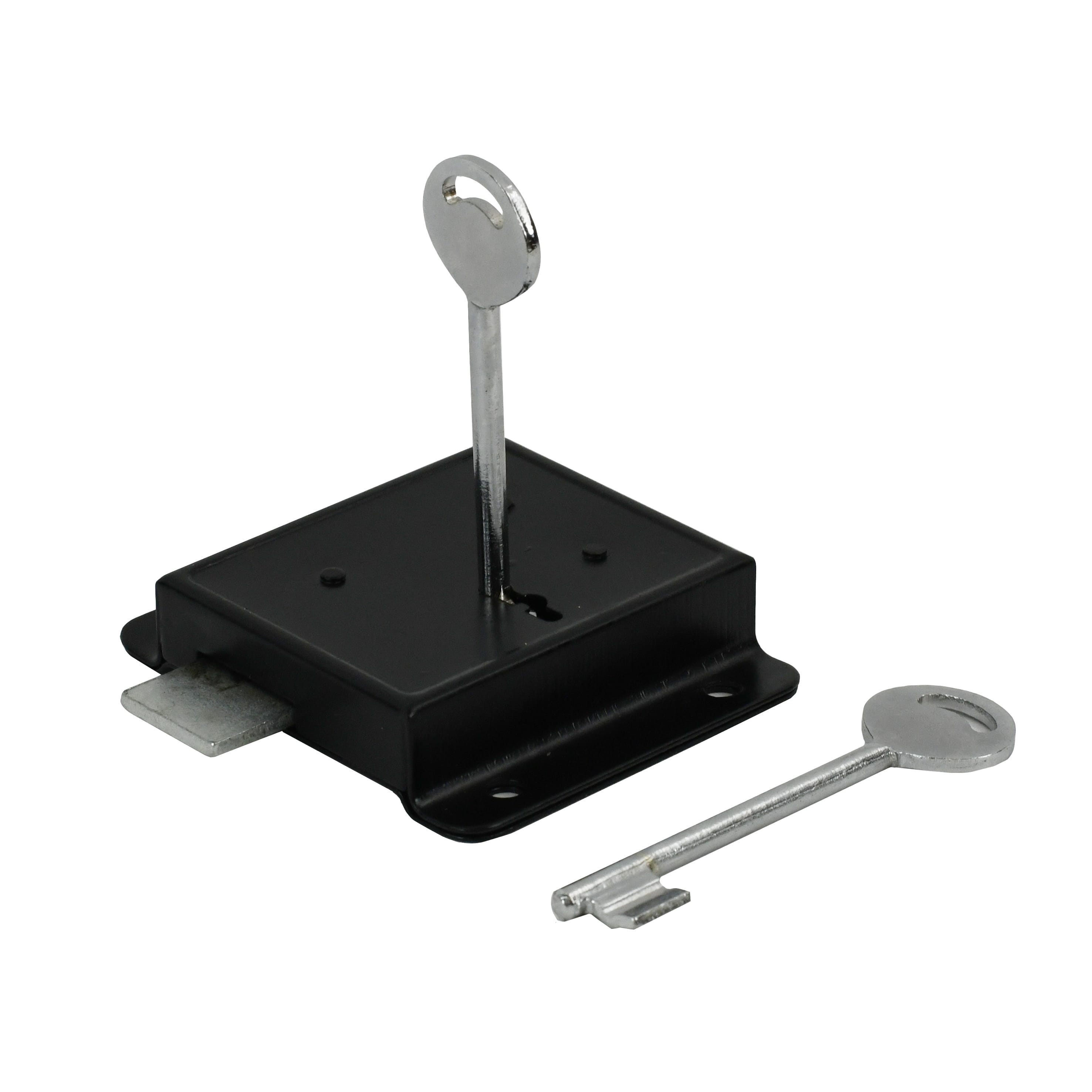 Traditional Black Rim Lock