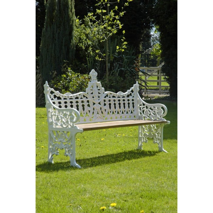 Abbey House 3 Seater Cast Aluminium Garden Bench