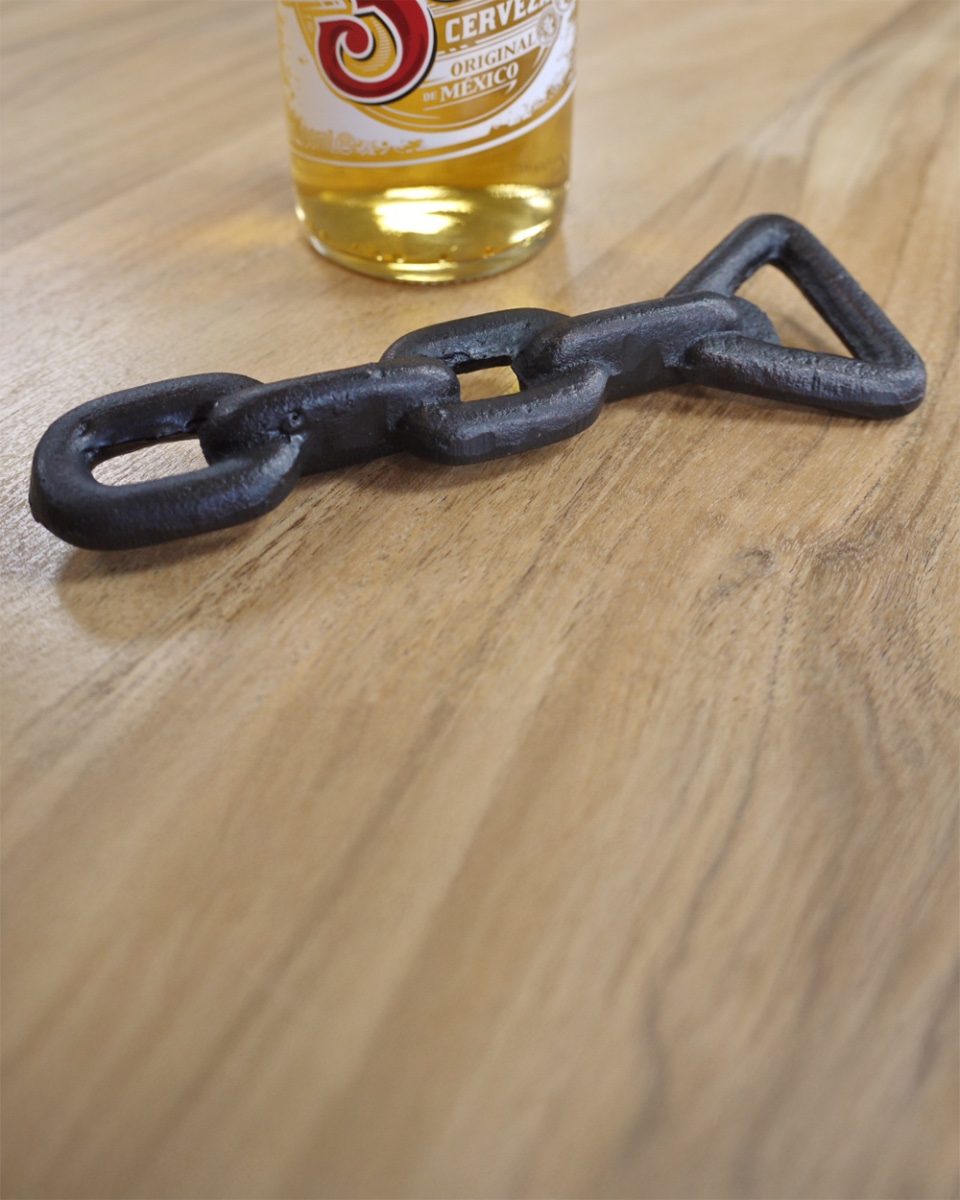 Cast Iron Chain Bottle Opener