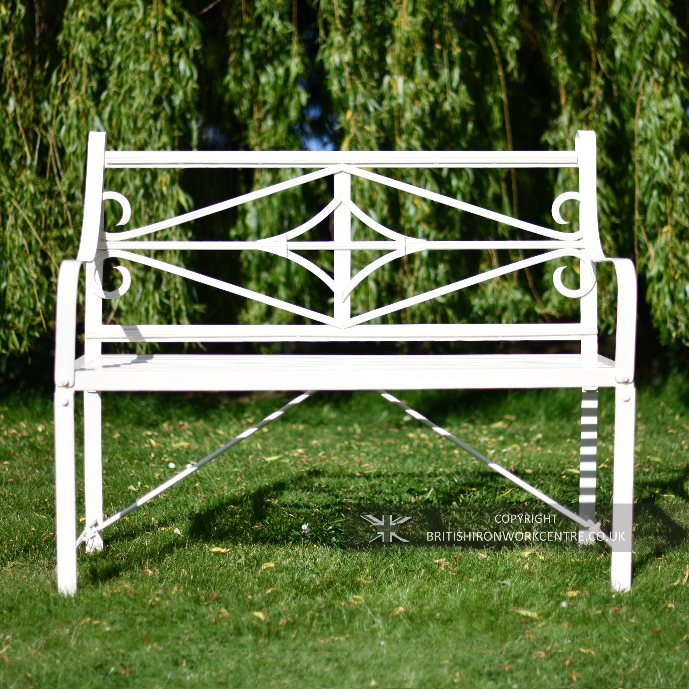 "The Cravendale" 2 Seater Iron Garden Bench