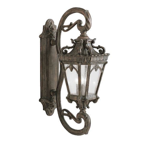 "Pittsburgh" Large Grand Antique Bronze Ornate Wall Lantern