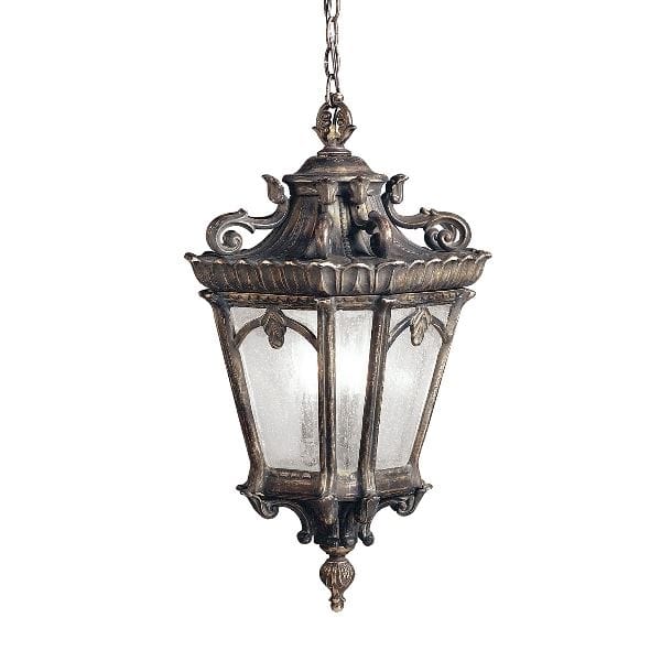 'Pittsburgh' Grand Extra Large Antique Bronze Ornate Hanging Chain Lantern