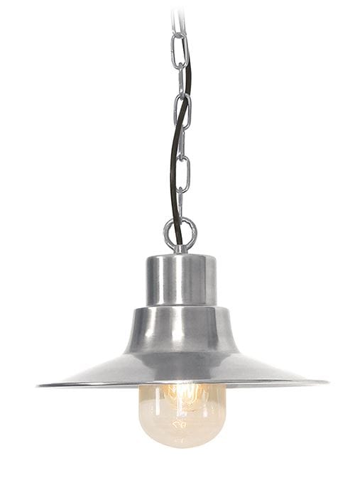 Antique Nickel 'Shetland' Brass Hanging Chain Lantern
