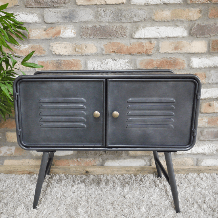 Small Industrial Metal Cabinet with …