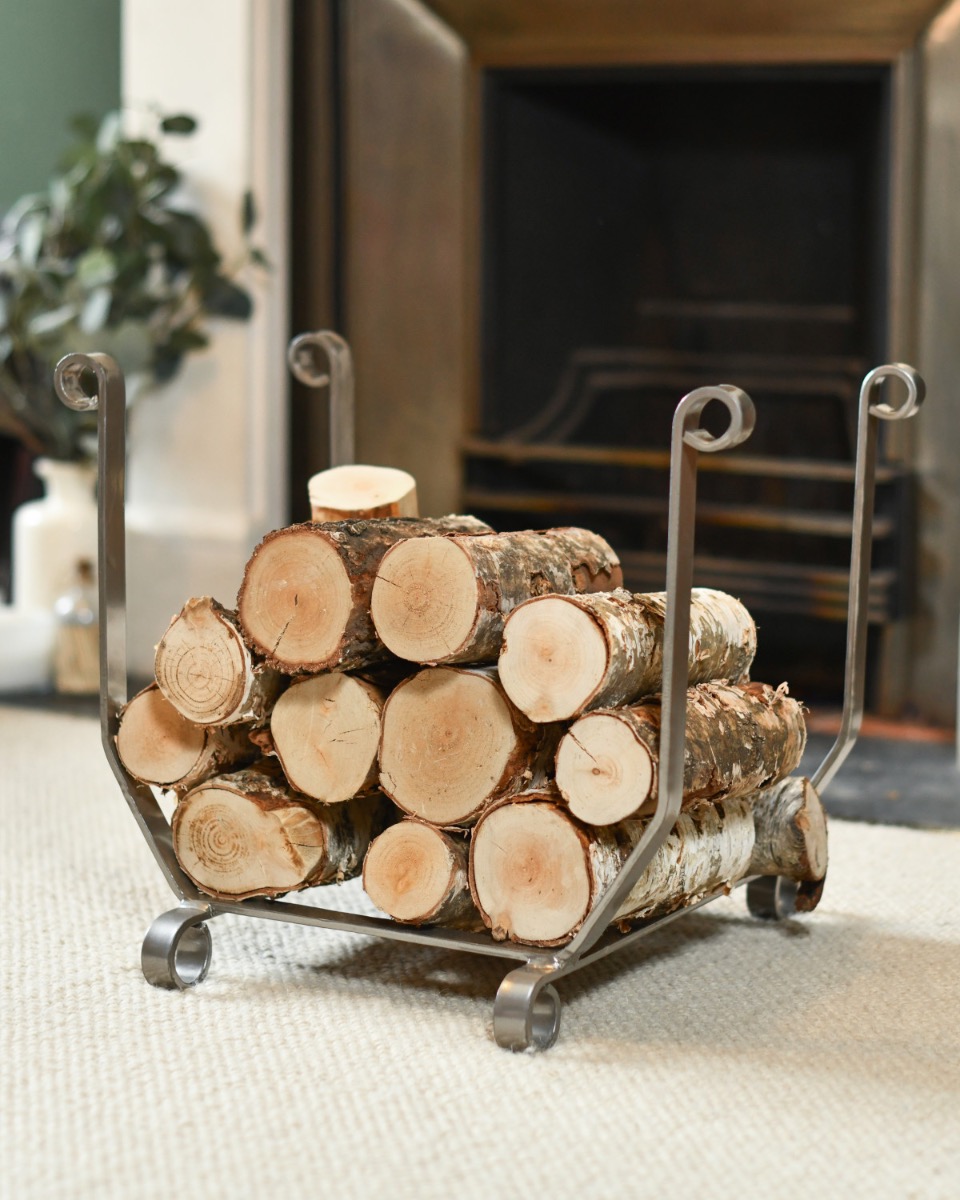 'Woodhall' Pewter Log Holder