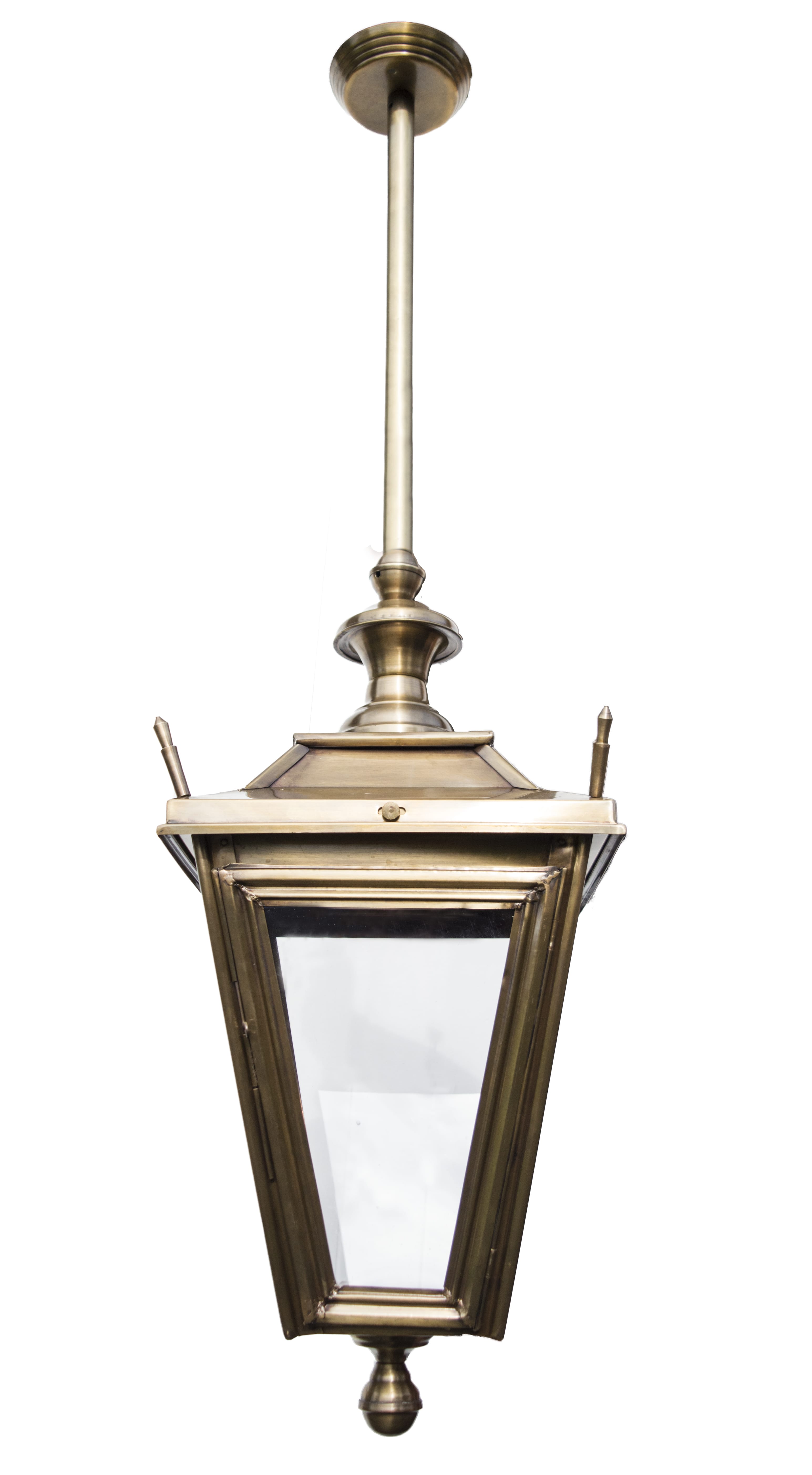 Antique Brass Dorchester Fixed Ceiling Hanging Lantern