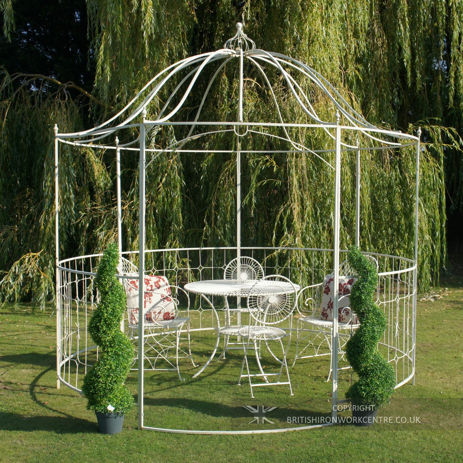 Deluxe "Duchess" Gazebo in French Cream