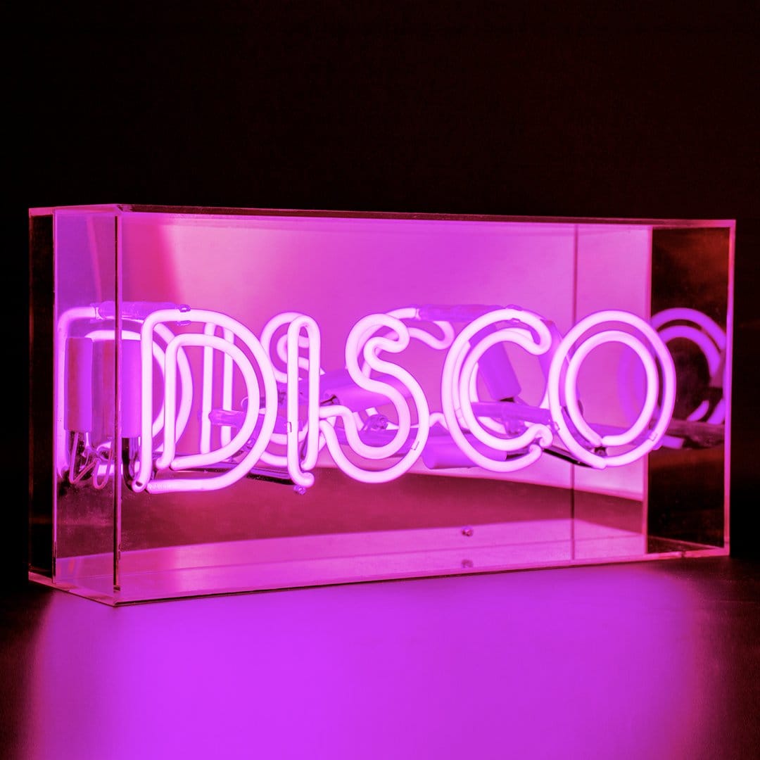 Acrylic Box Neon – Disco (Pink)