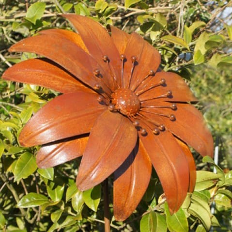 Giant Gerbera Rustic Iron Flower