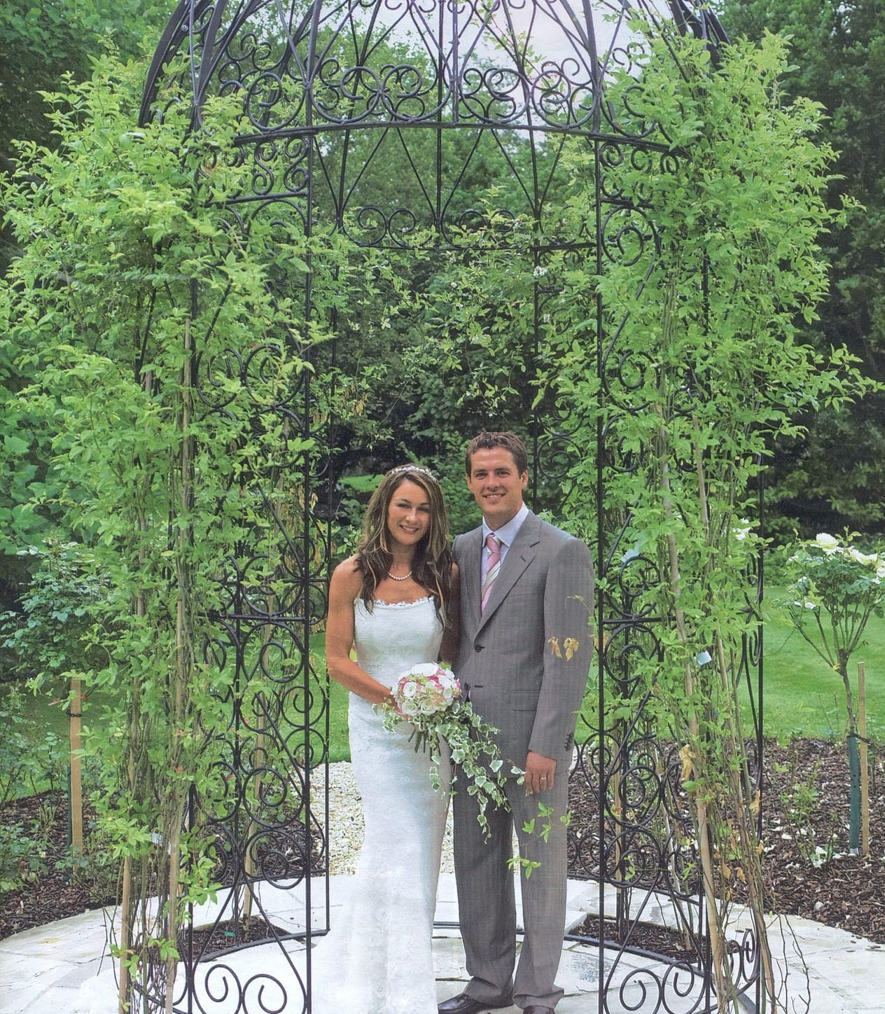 "Lady Arundel" Wrought Iron Gazebo