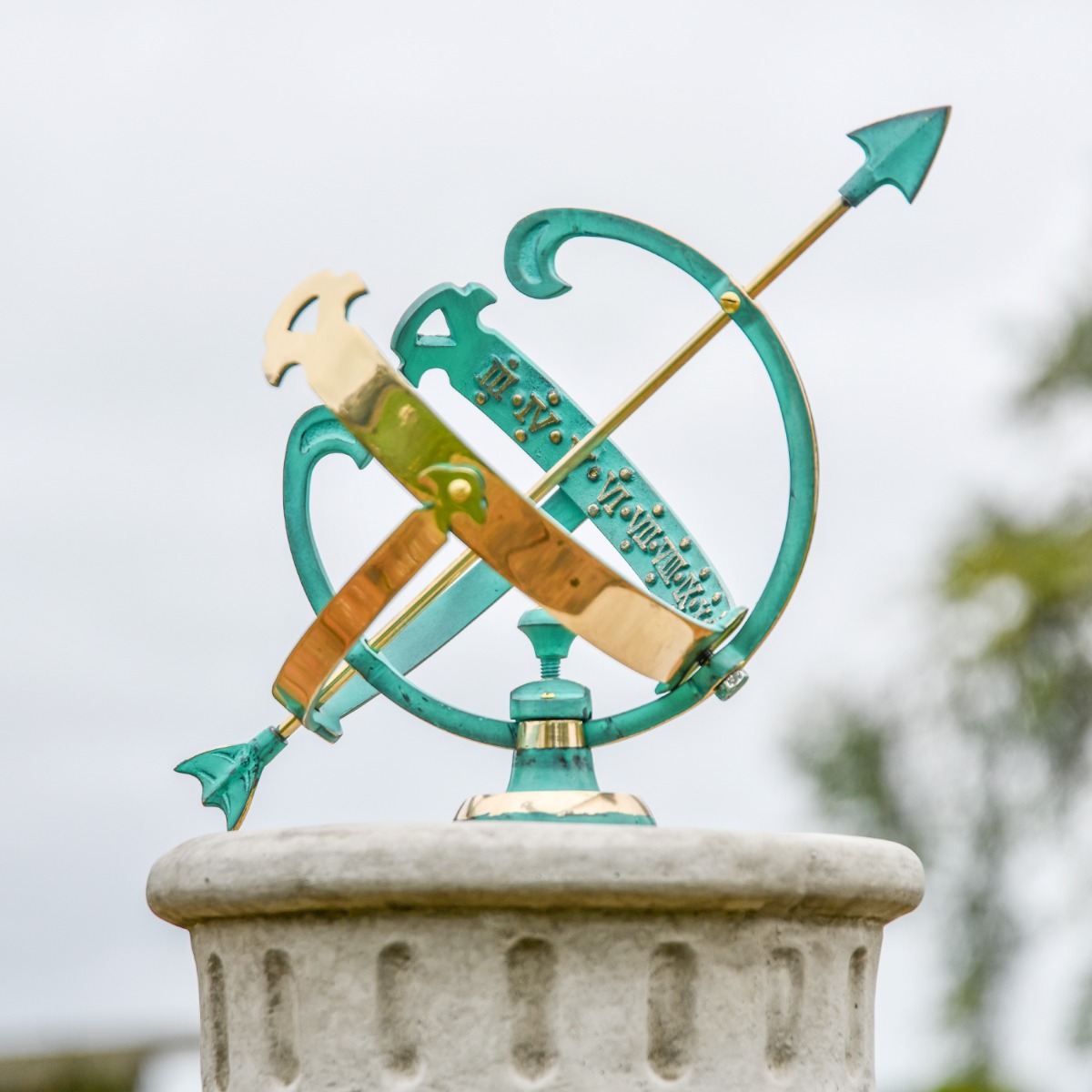 Profatius Armillary Verdigris - 15cm