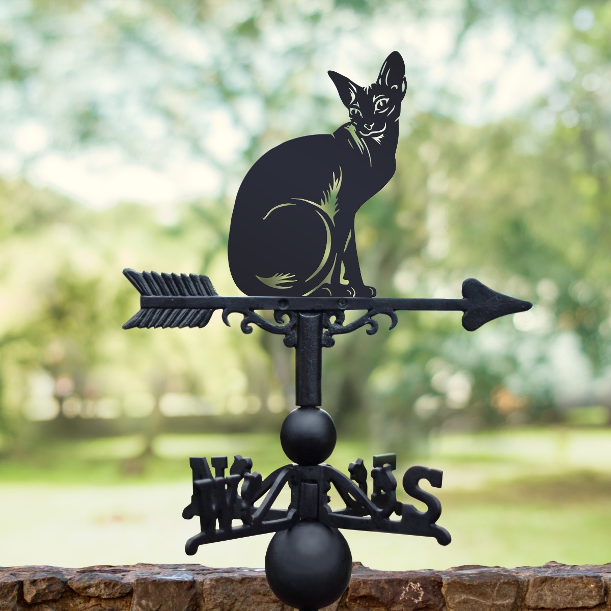 Sphynx Cat Weathervane