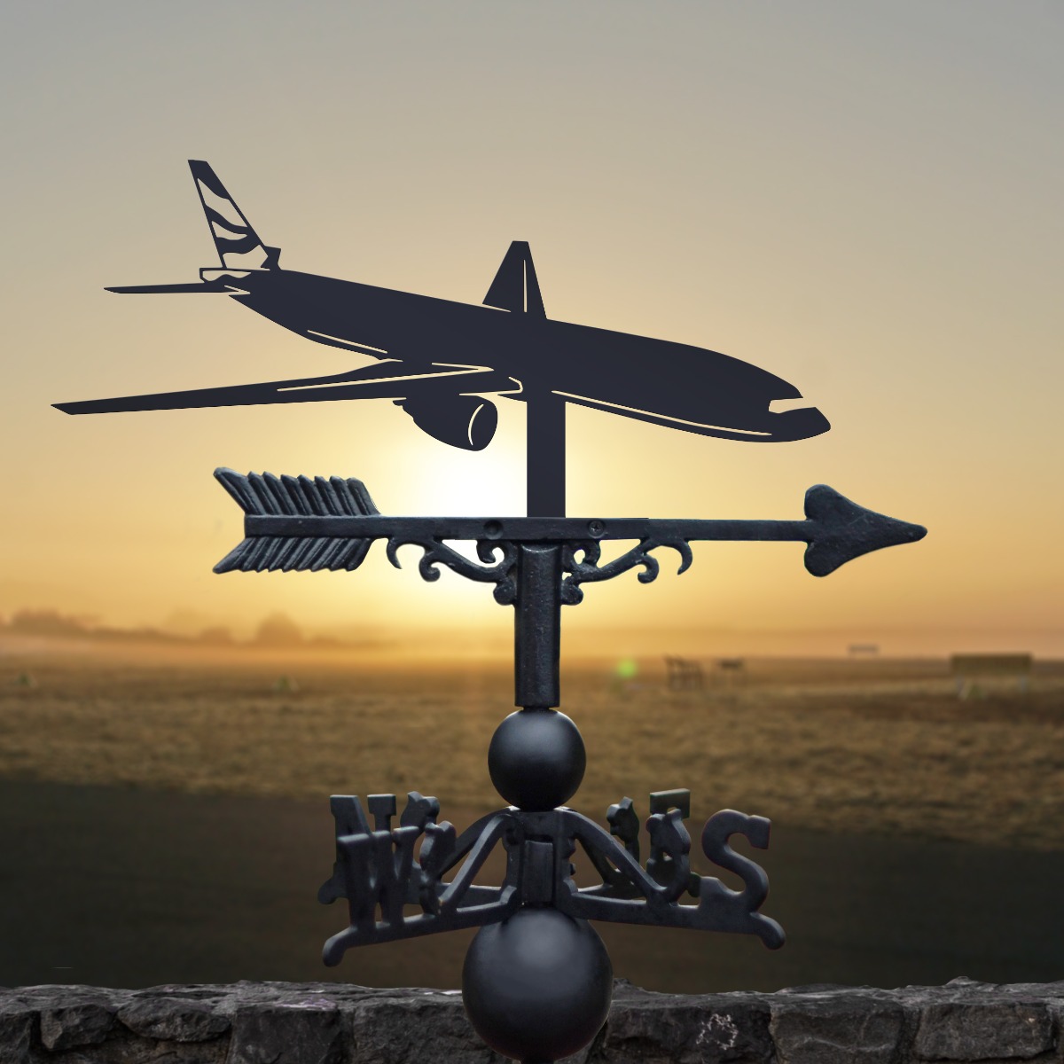 British Airline Aeroplane Weathervane
