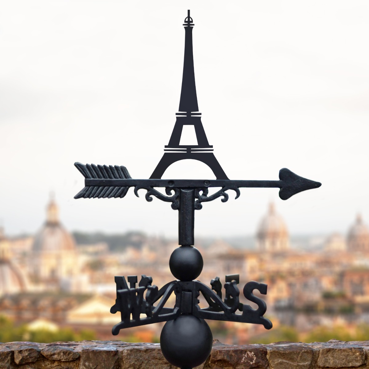 Paris Eiffel Tower Weathervane