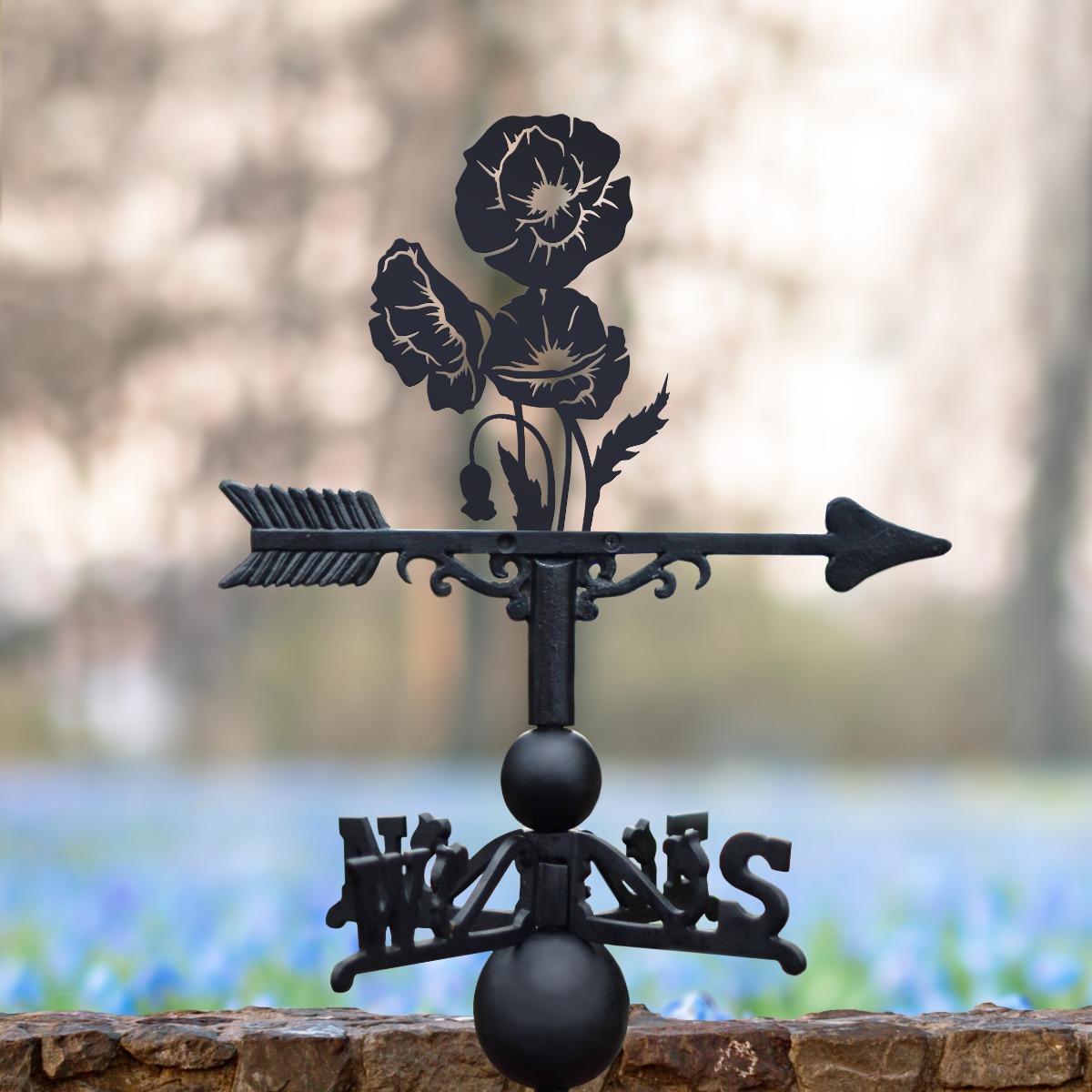 Cluster of Poppies Weathervane