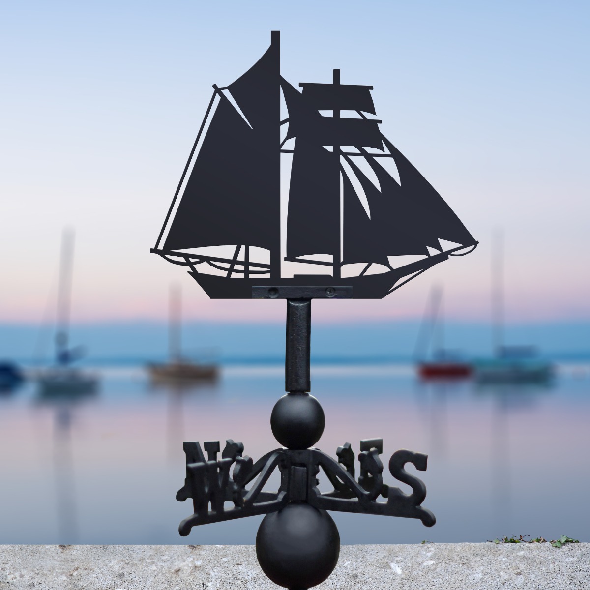 Schooner Topsail Ship Weathervane