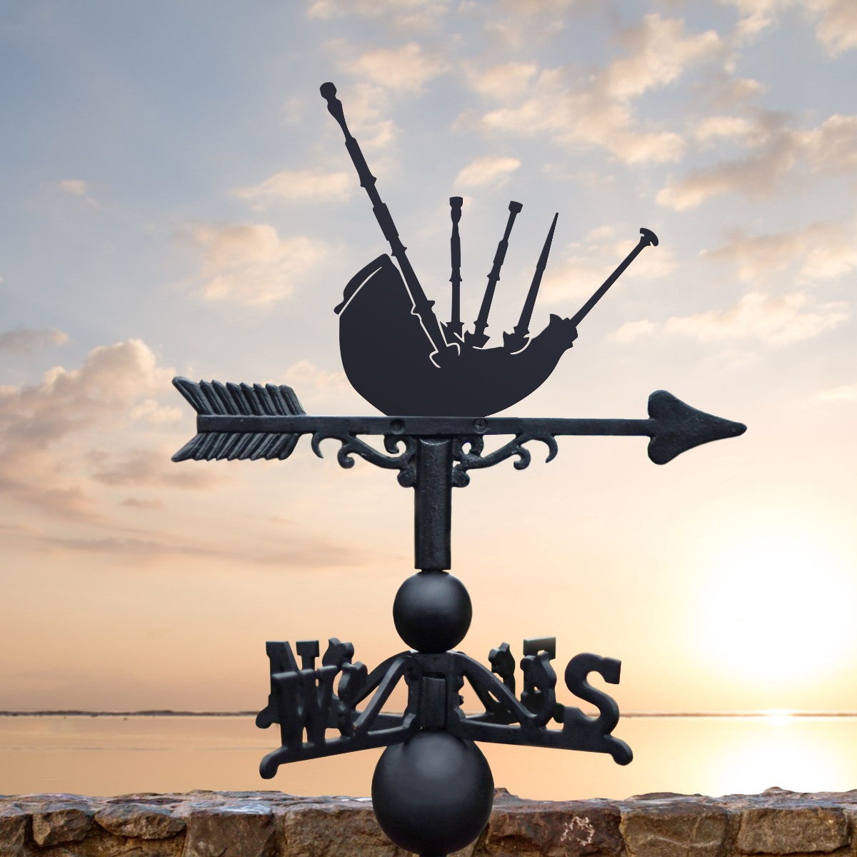 Bagpipes Weathervane