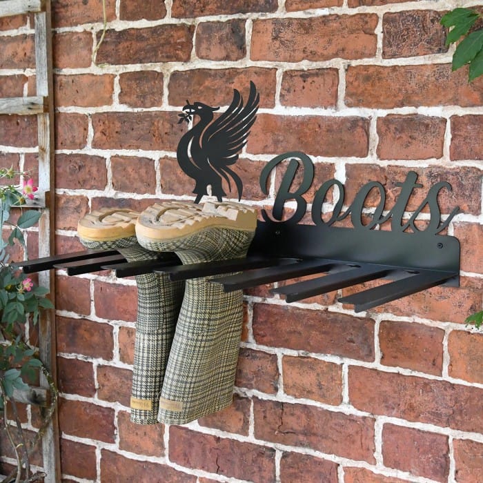 Wall Mounted Liver Bird Iron Boot Holder