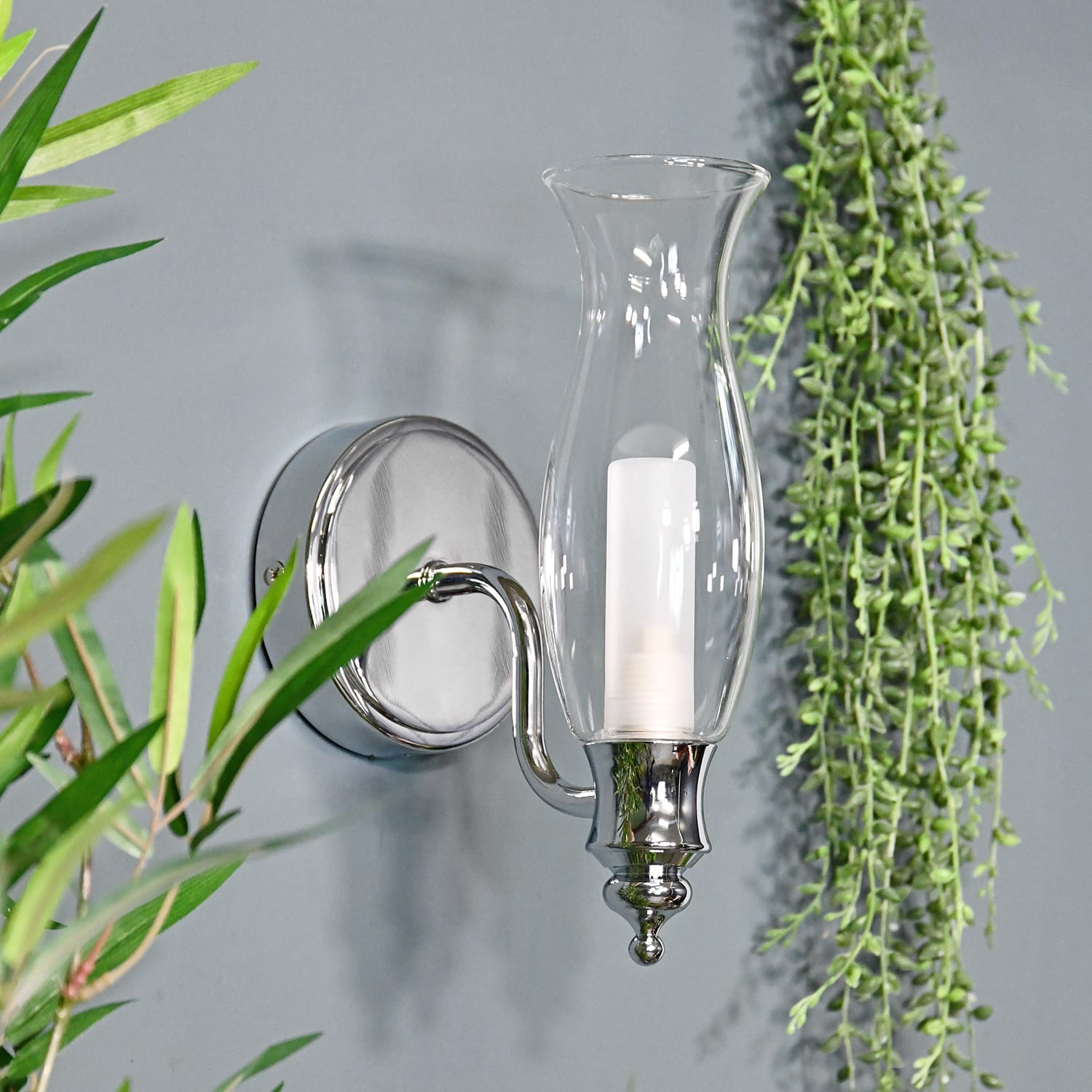 Old Style Gas Lamp Bathroom Wall Light