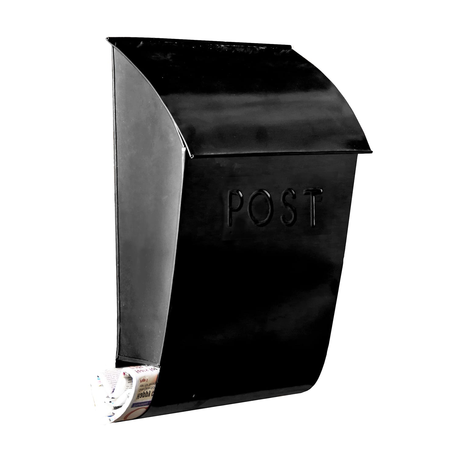 “Evening Hush” Black Berkley Post Box With Lock