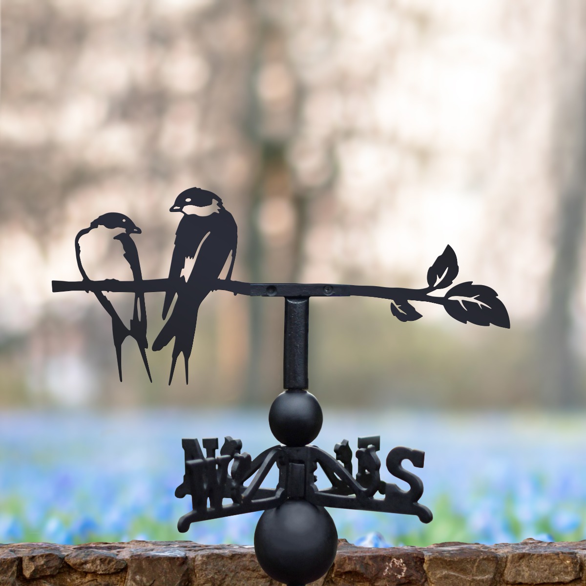Cast Iron & Steel Swallow Weathervane