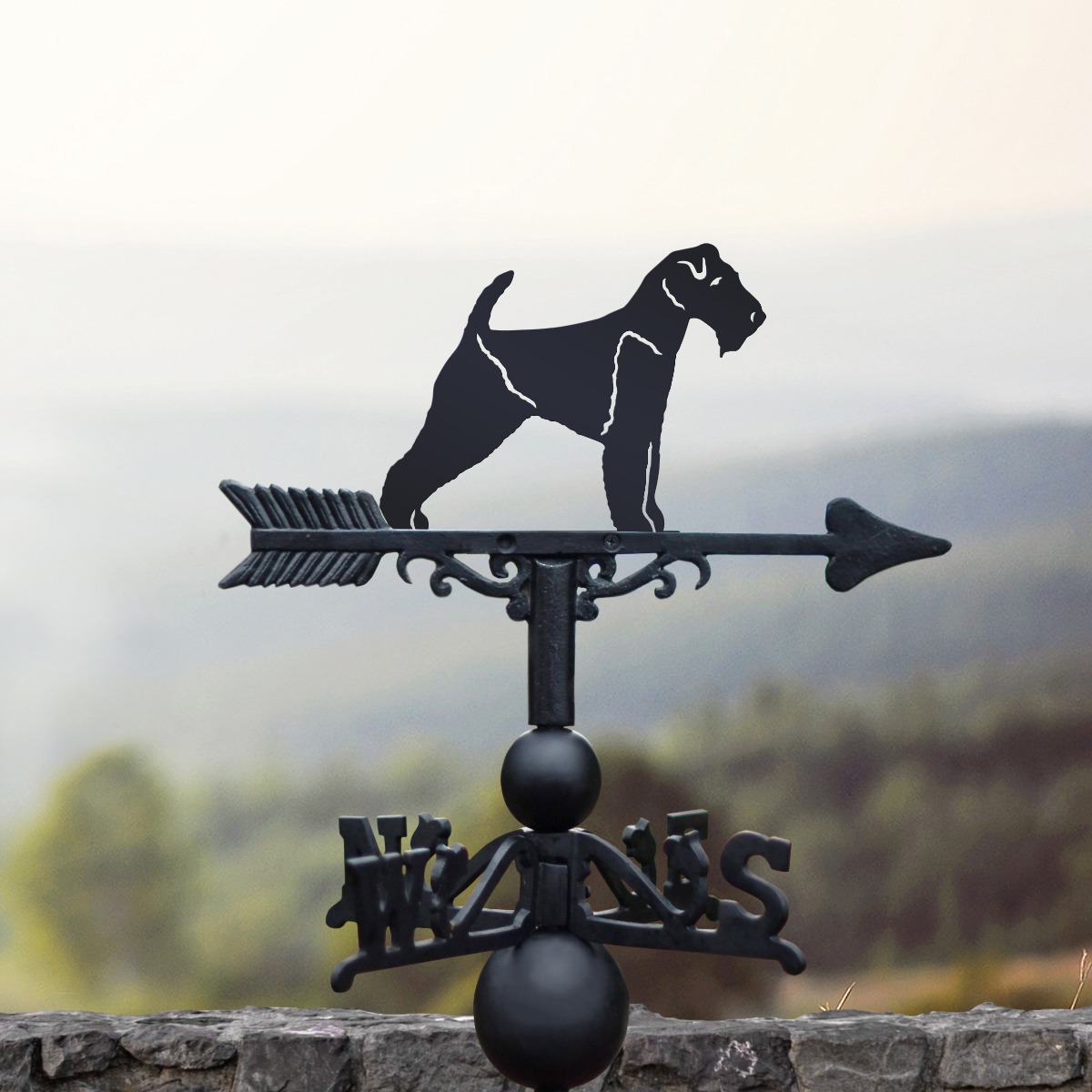 'Welsh Terrier' Iron Weathervane