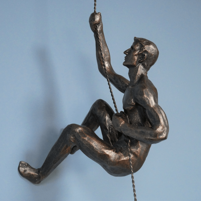 Abseiling Man Ornament
