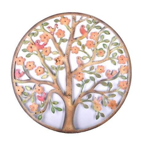 Colourful Rustic Tree Wall Art
