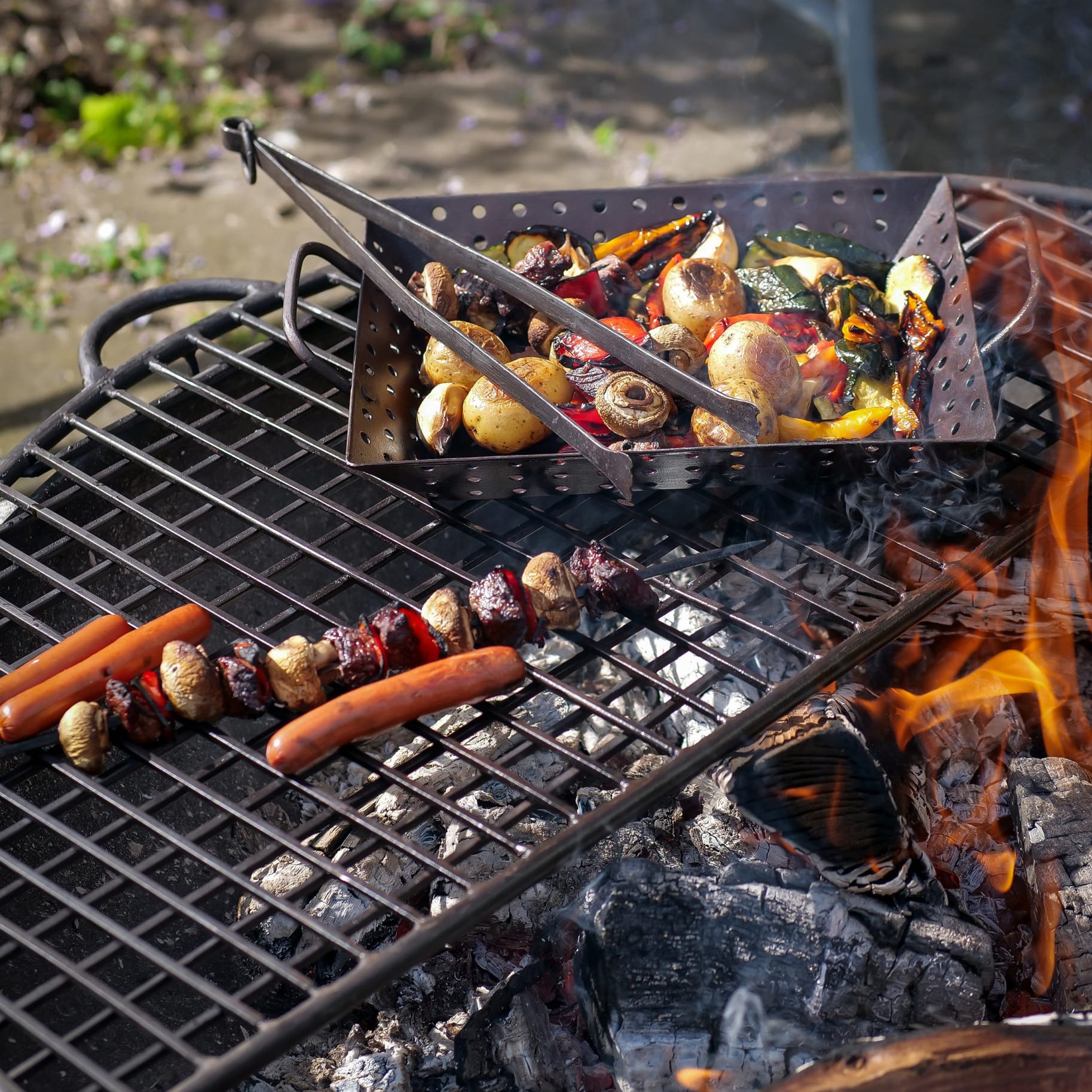 Fire Bowl Half Grill - 70cm