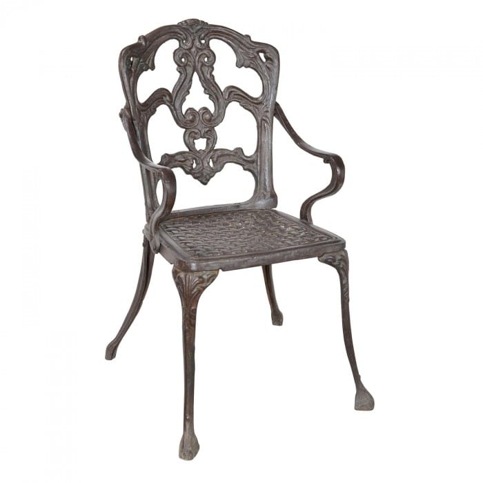 Cast Iron 'Beckford ' Victorian Style Chair - Rustic