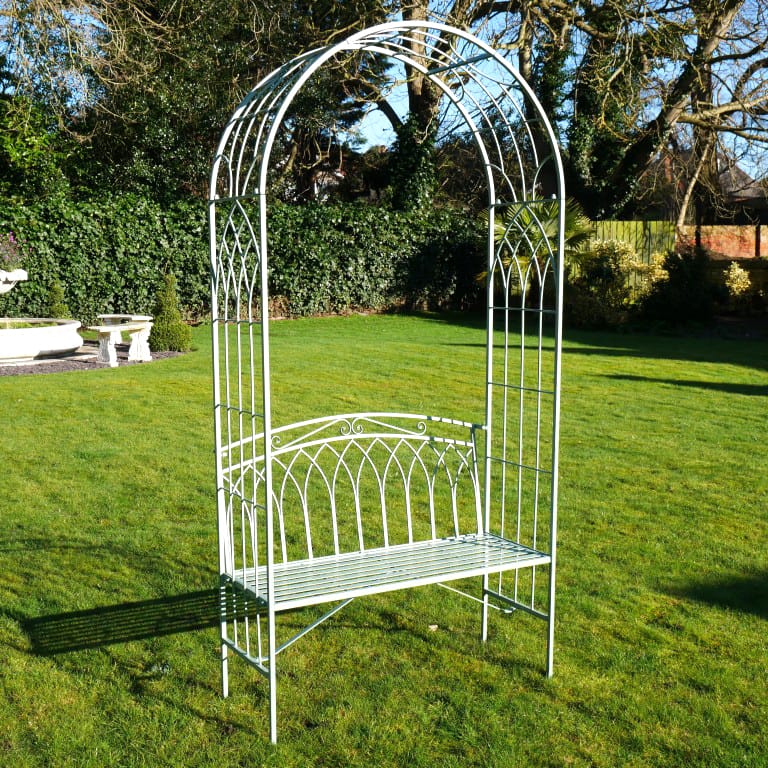 Garden Rustic Olive Green Arbour