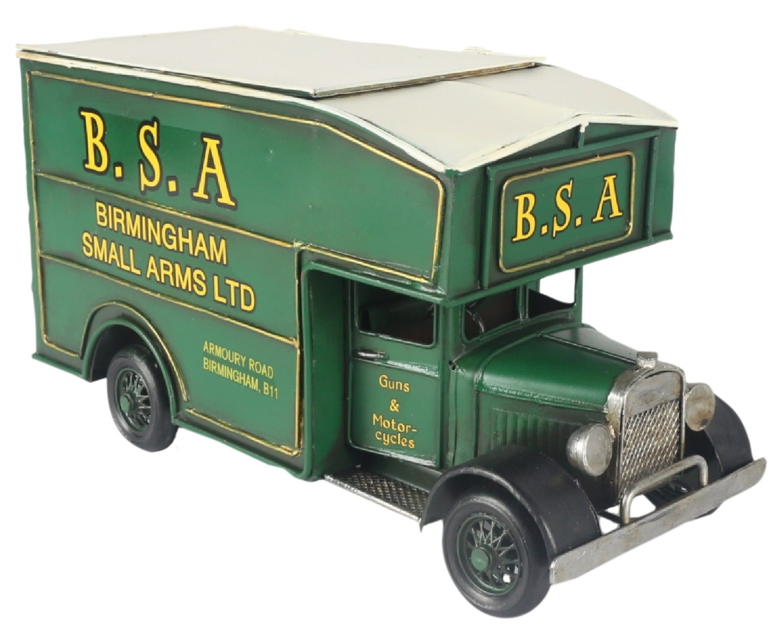 Green BSA Vintage Van Storage Box - …