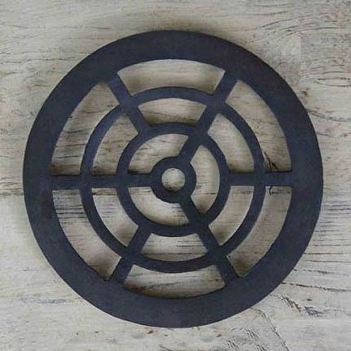 Cast Iron Circular Drain or Vent Cover 8"