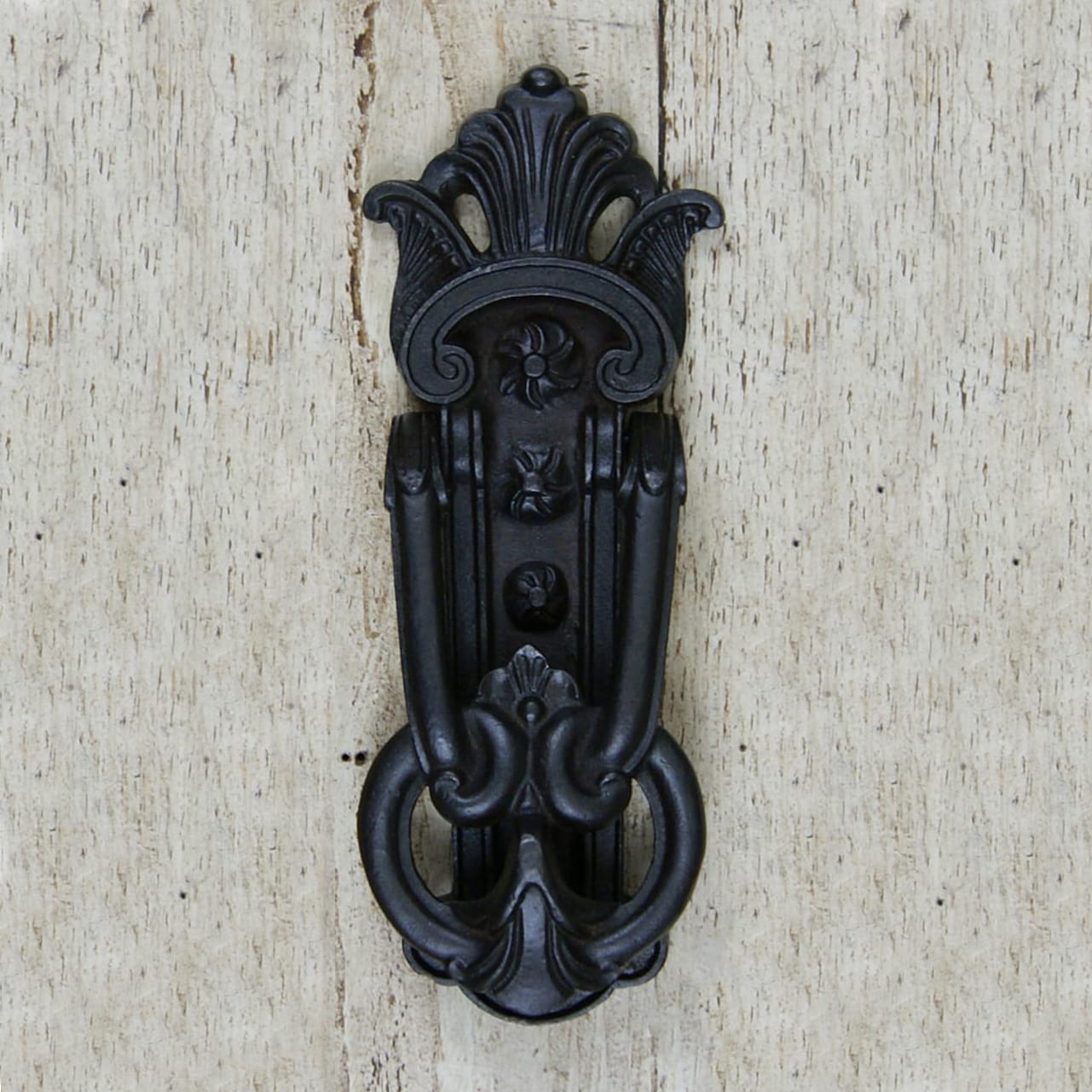 Black Victorian Style Door Knocker