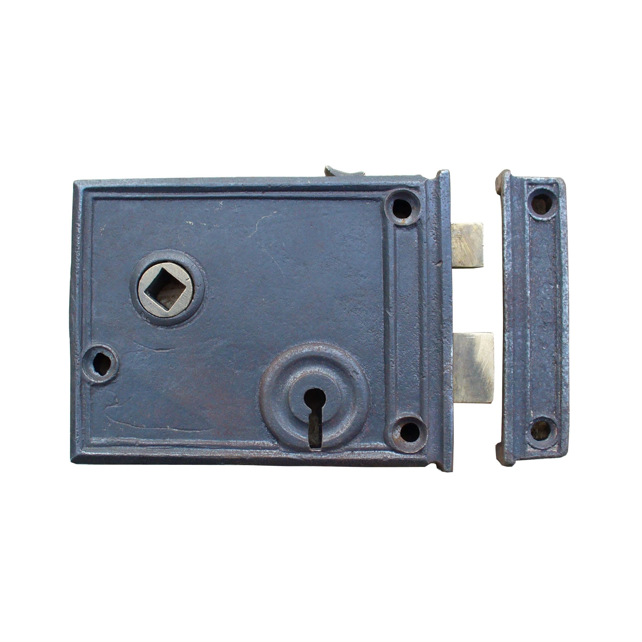 Cast Iron Rim Lock - 12.5cm