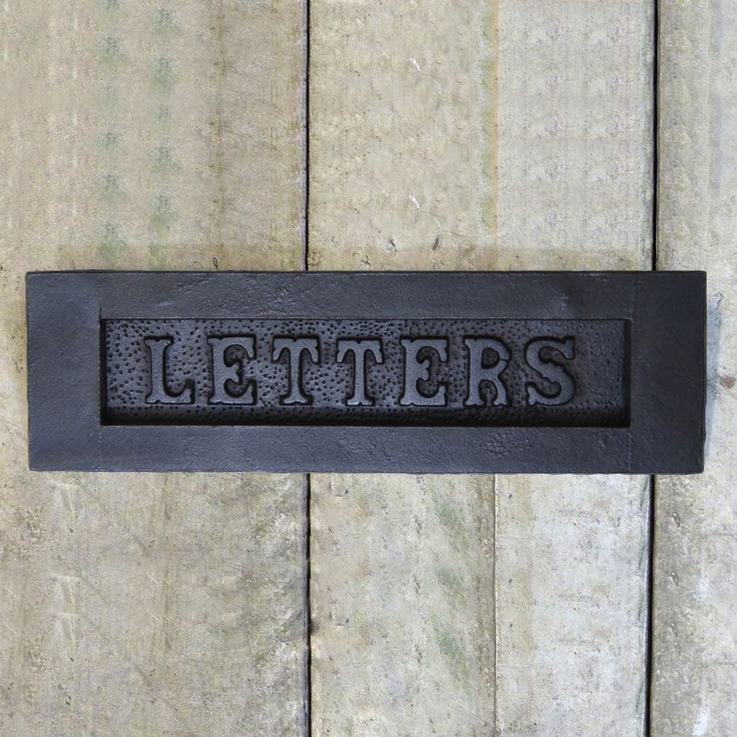 Iron "Letters" Door Letter Plate - 25cm