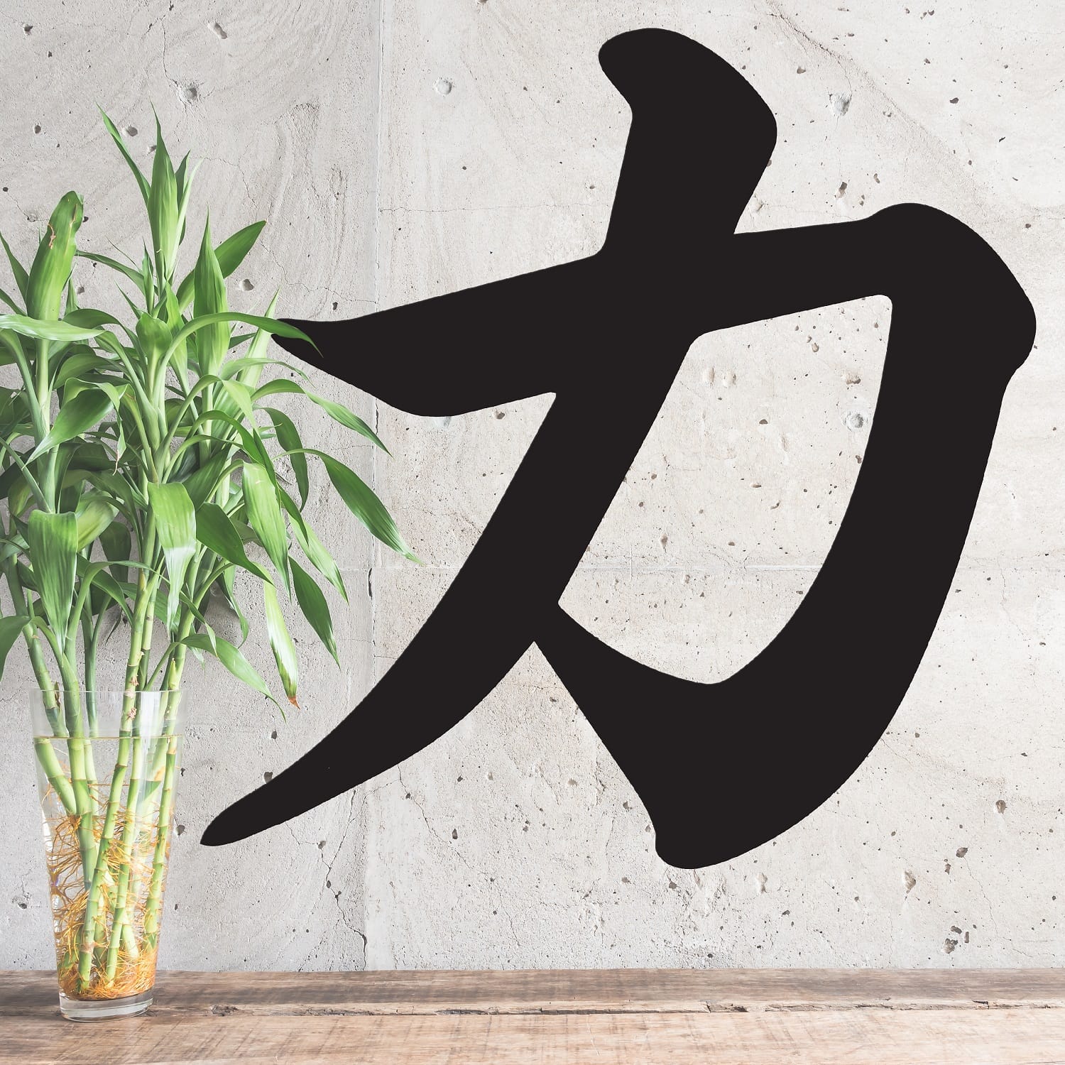 "Kanji Strength Symbol" Wall Art