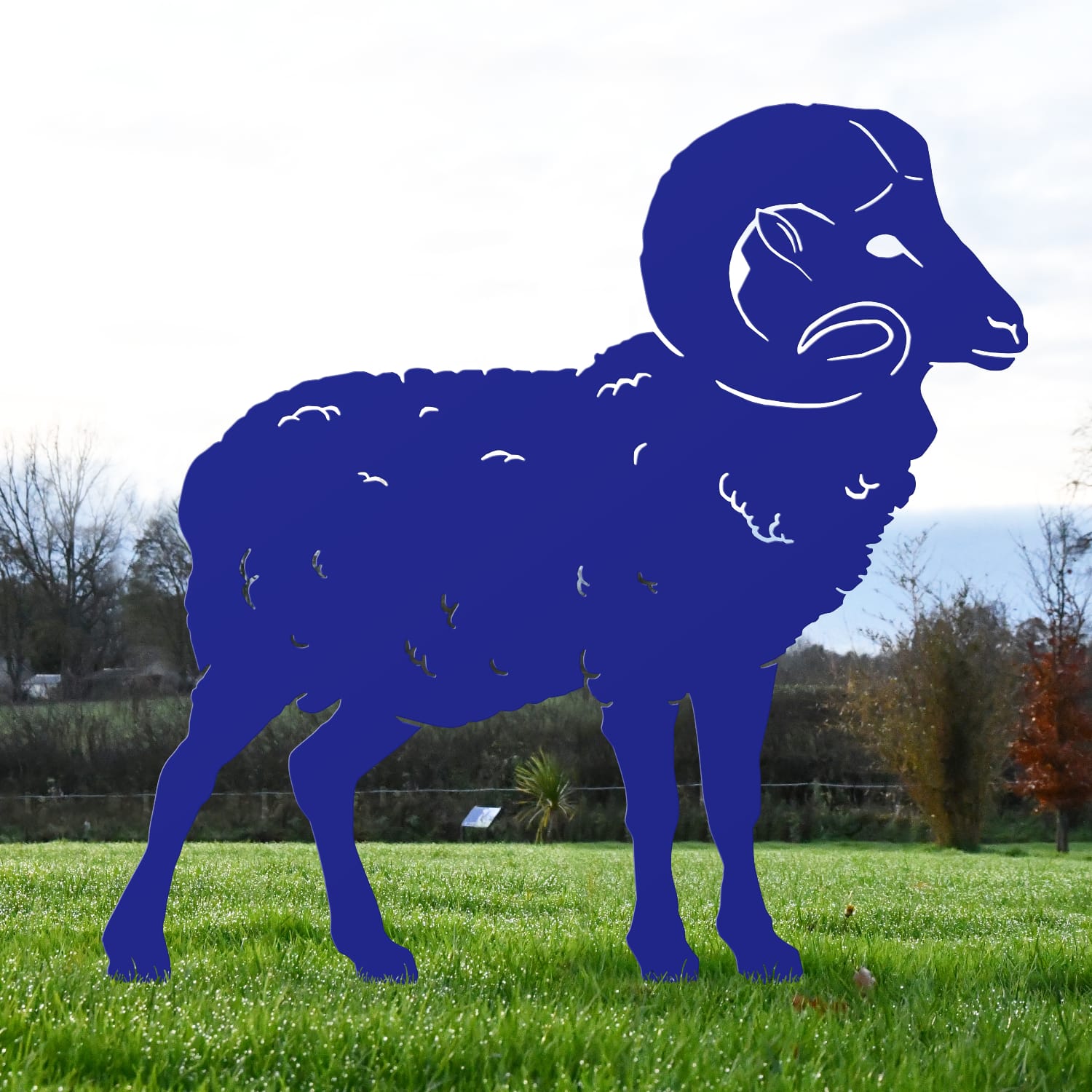 Blue Ram Silhouette