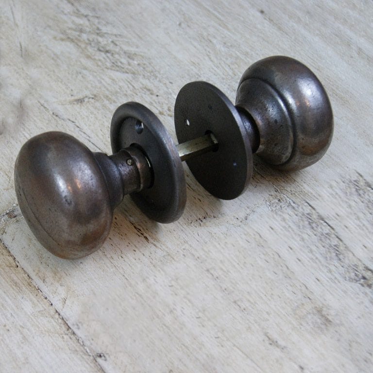 Traditional Iron Door Knobs - 6cm