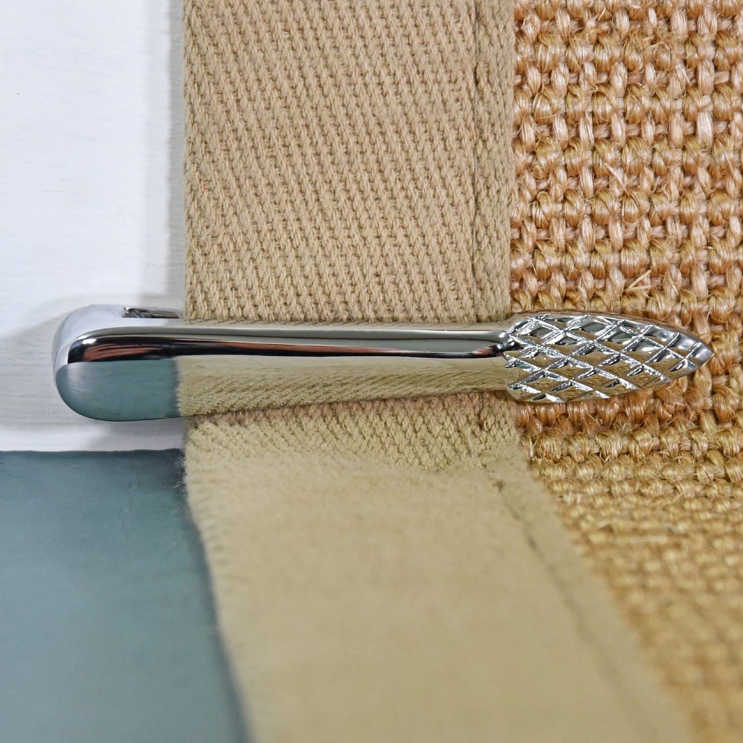 "Trafalgar" Carpet Clips - Bright Chrome
