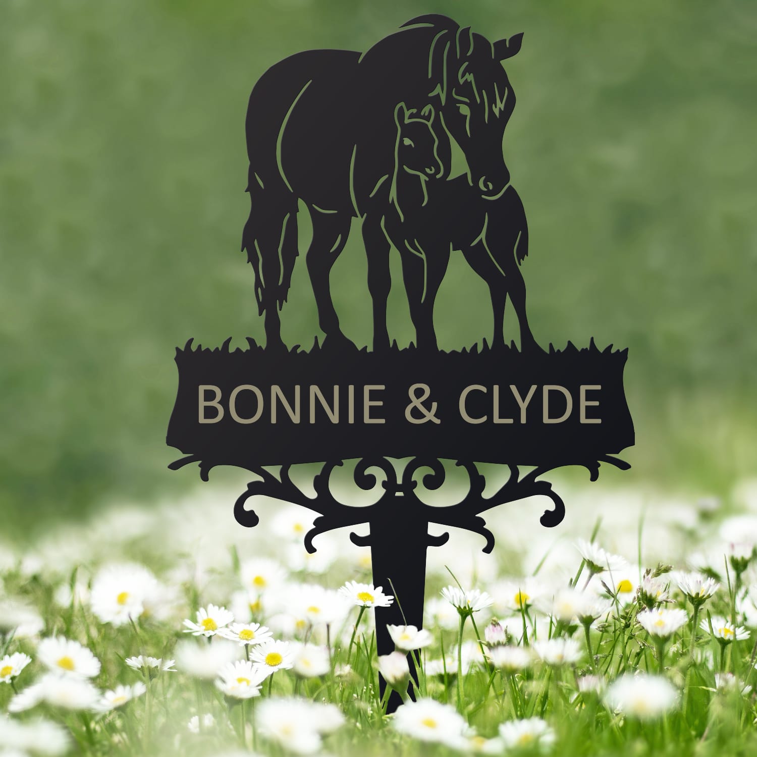 Mare & Foal Memorial Ground Spike