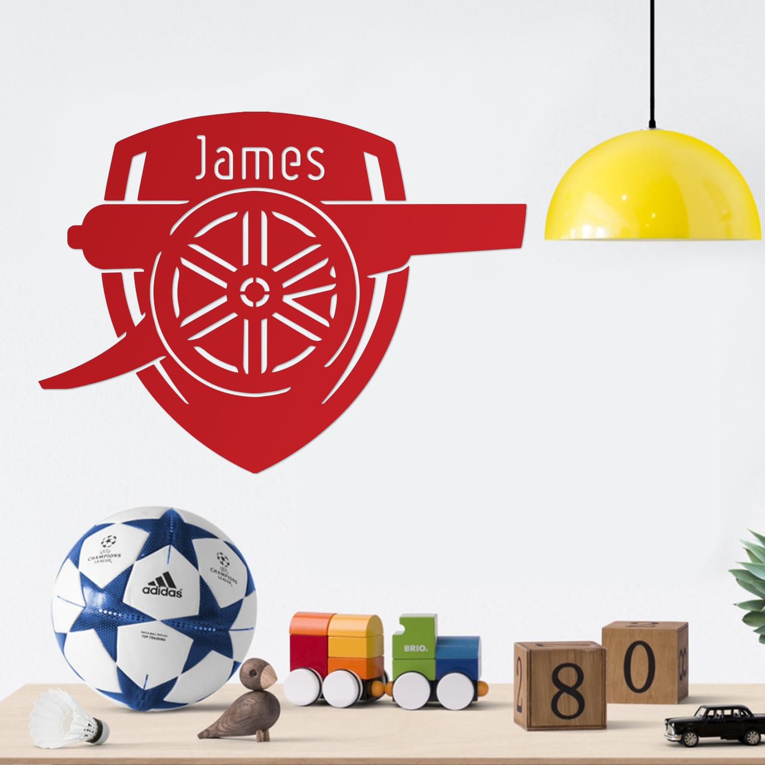 'Arsenal Cannon' Personalised Wall A…