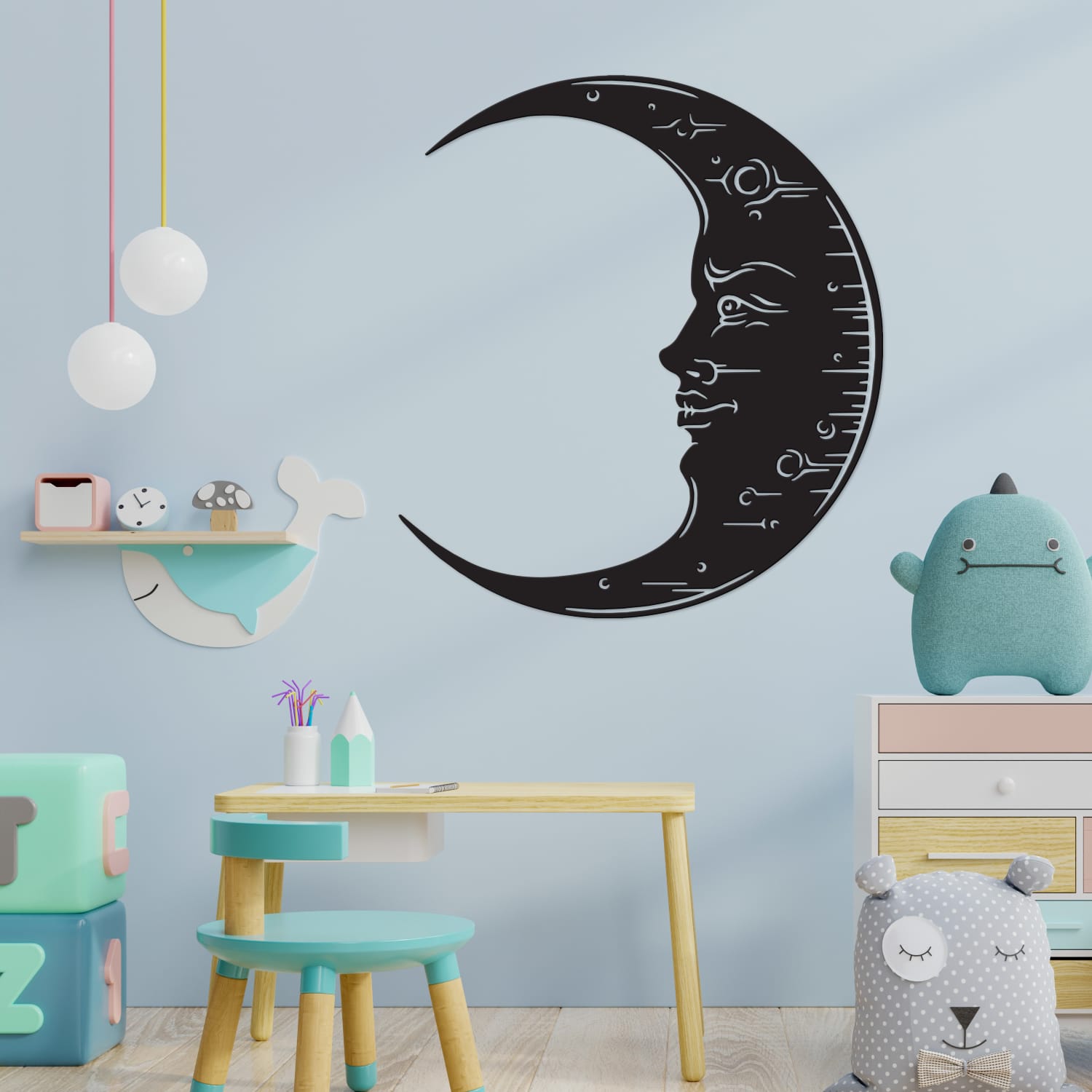 Man in the Moon Wall Art