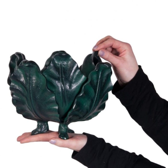 Brassica Cabbage Ornate Planter - Green