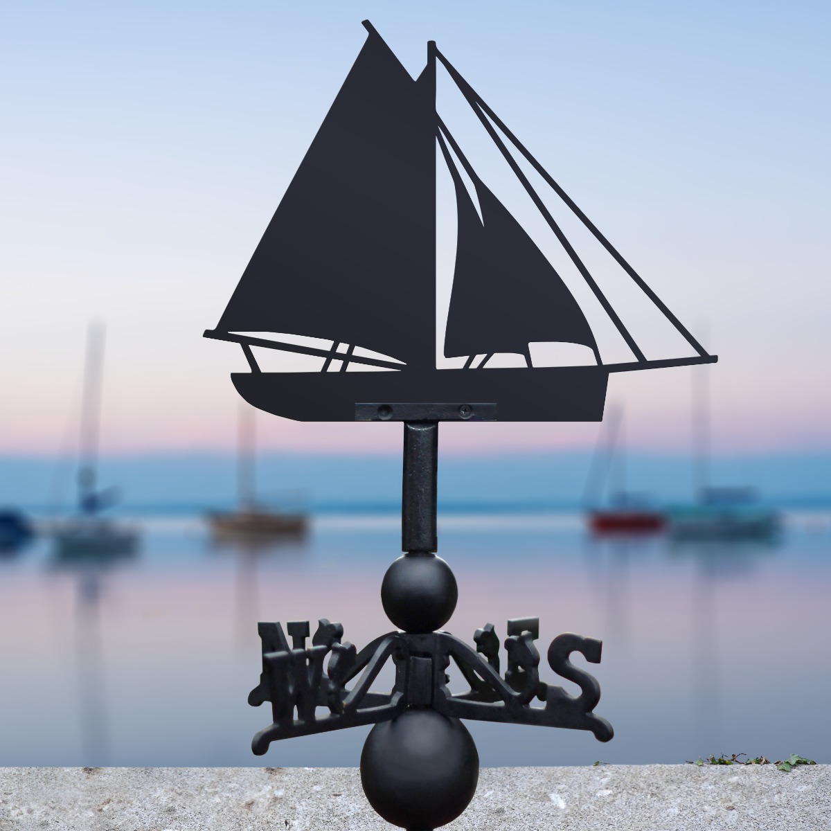 Cutter Ship Weathervane