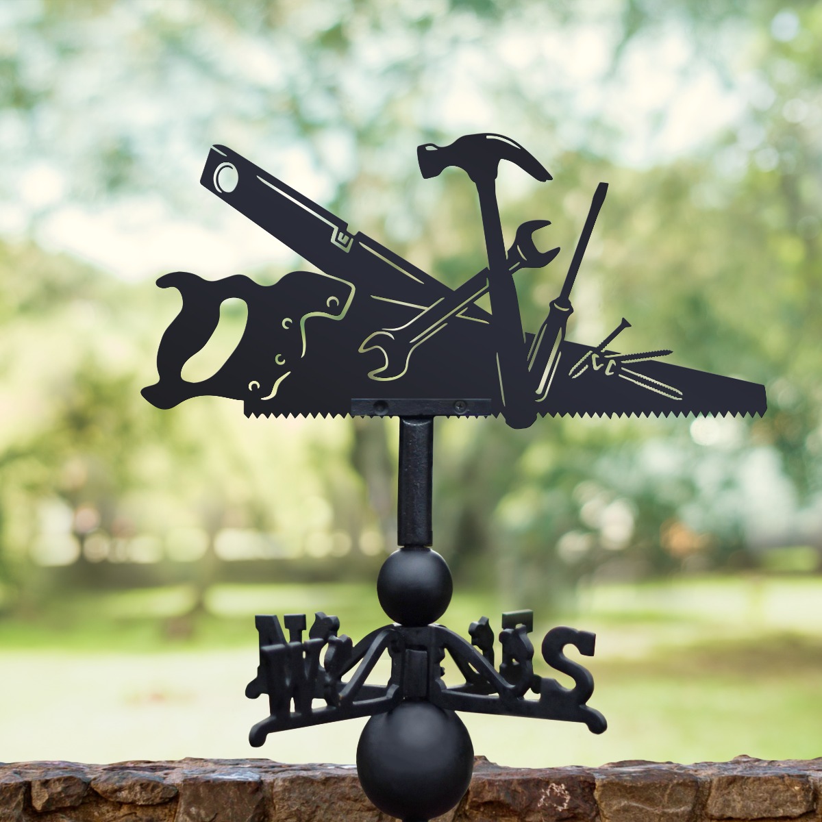 Cast Iron & Steel DIY Tools Weathervane