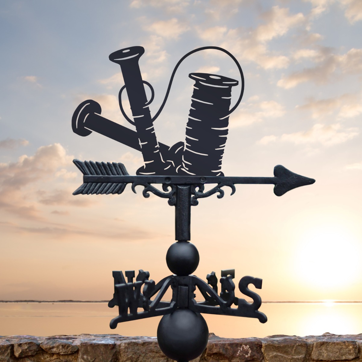 Bobbin & Thread Weathervane