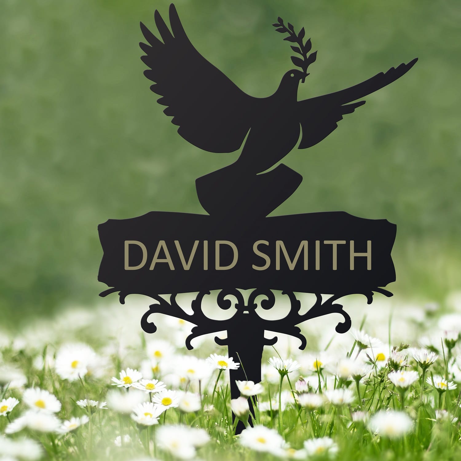 Dove of Peace Memorial Ground Spike