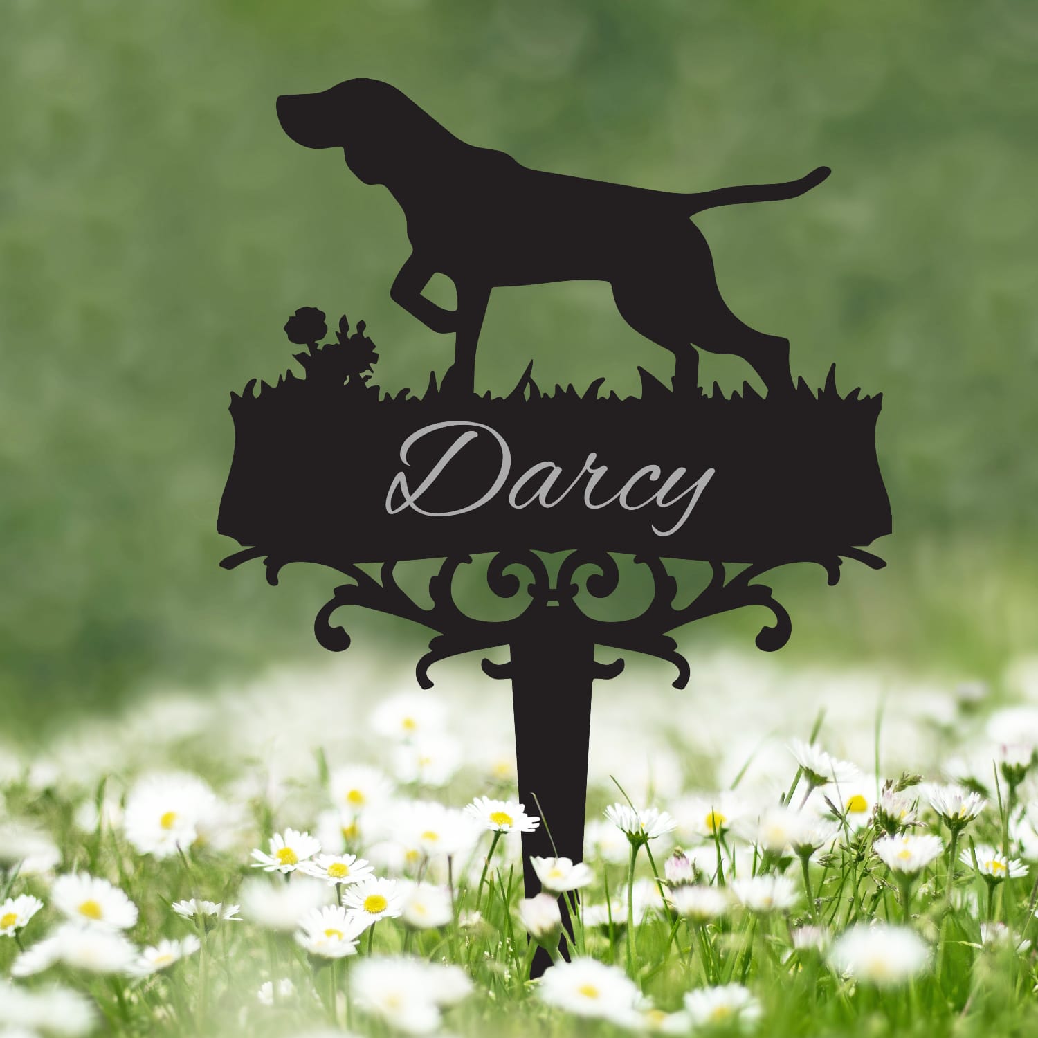 German Shorthaired Pointer Memorial Ground Spike