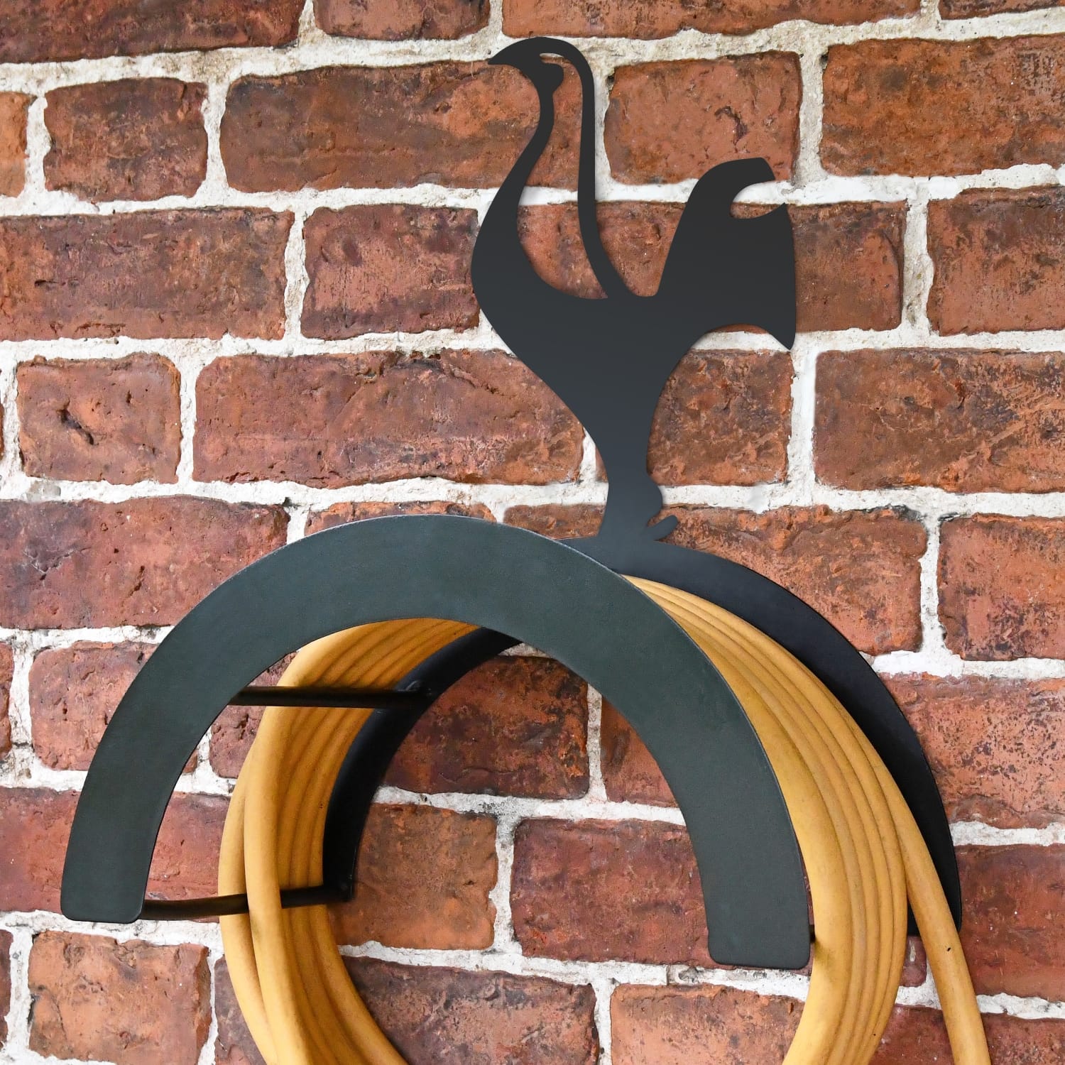 Contemporary Cockerel Hose Holder